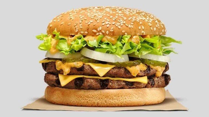 Photo of a whopper burger