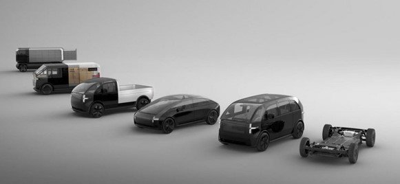 Canoo electric car fleet