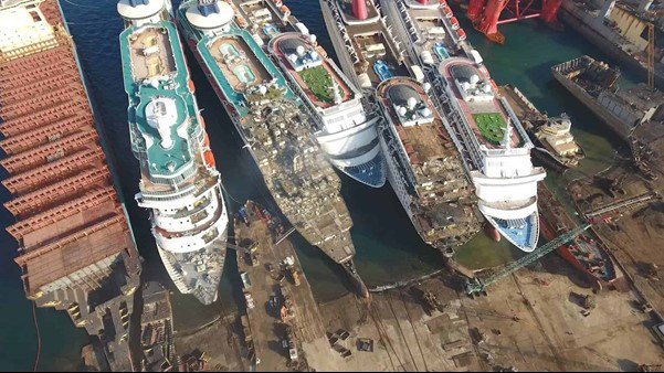 Cruise ship graveyard