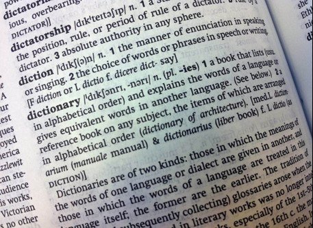 Photo of dictionary