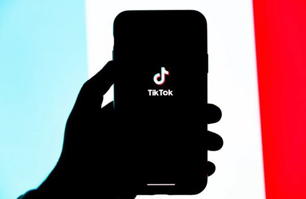 Phone with tiktok